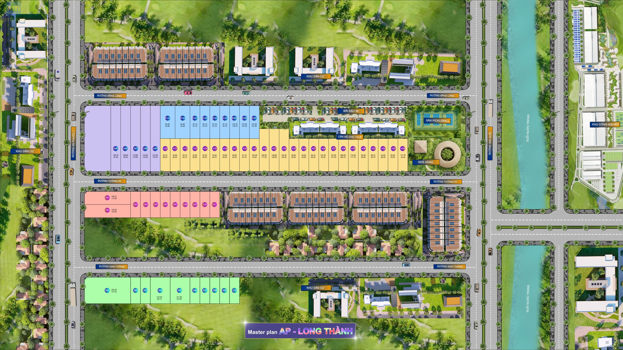 master plan Đất Nền An Phước Long Thành