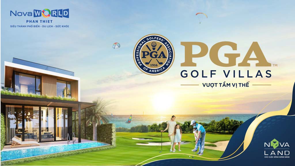 phoi canh du an pga golf villas novaworld phan thiet