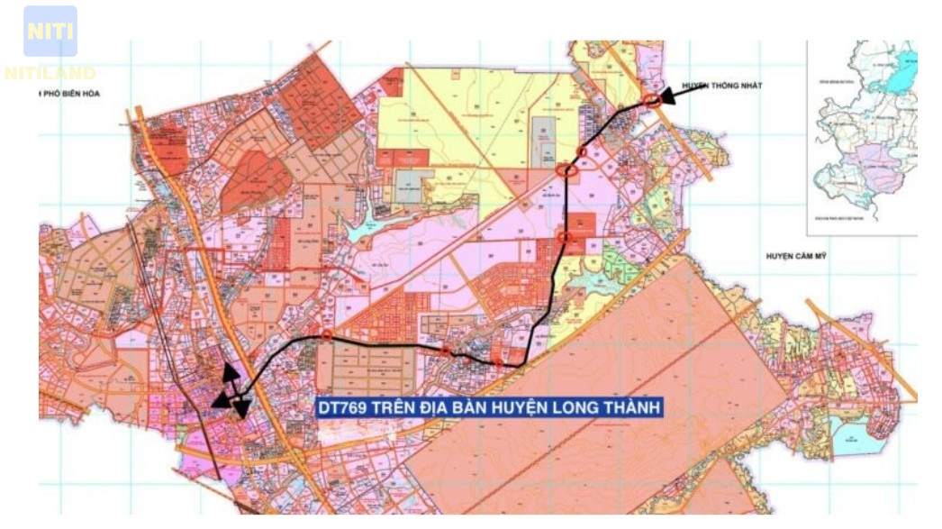 đất nền đường 769 bản đồ quy hoạch