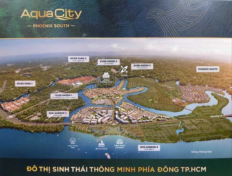 mat bang khu do thi aqua city