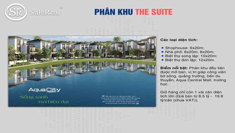 phan khu the suite tai aqua city