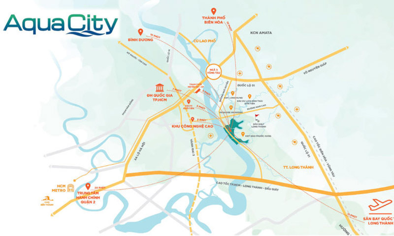 vi tri du an aqua city