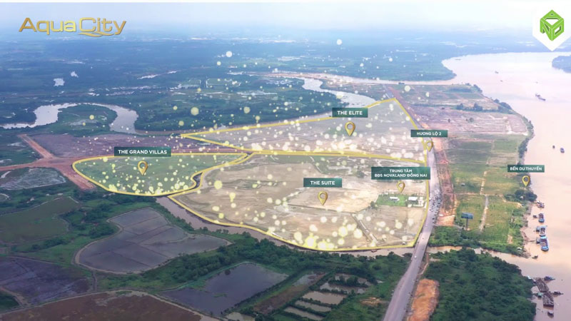 vi tri thuc te du an aqua city