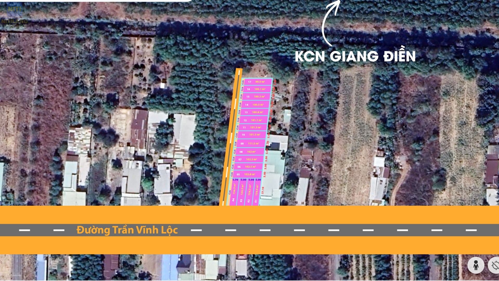 Sơ đồ phân lô đất nền An Phát 8-An Viễn