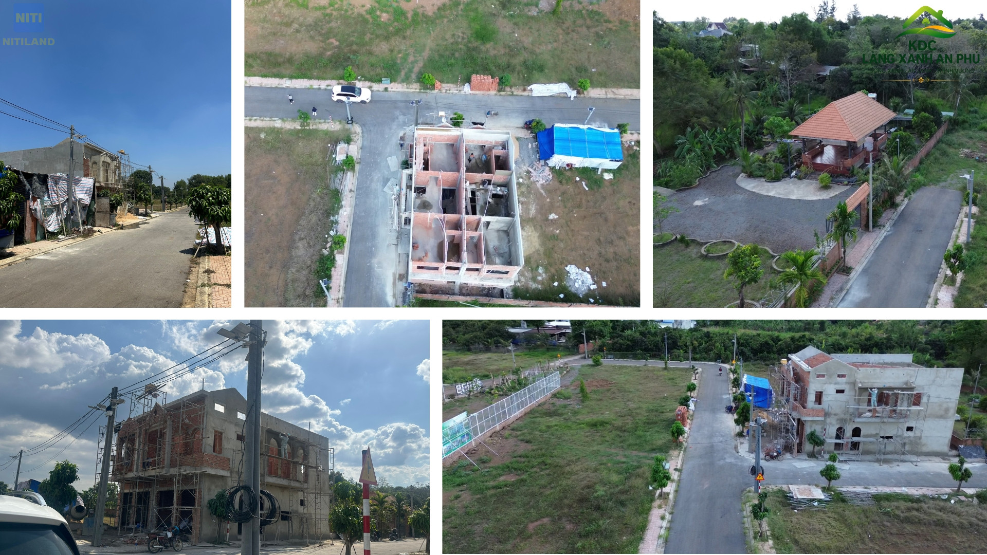đất nền KDC Làng Xanh An Phú xây nhà thực tế cư dân đang xây dựng