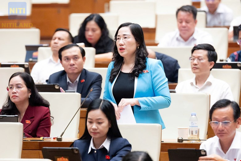 Đại biểu Nguyễn Thị Thủy phát biểu về Đồng Nai thành phố trực thuộc Trung ương