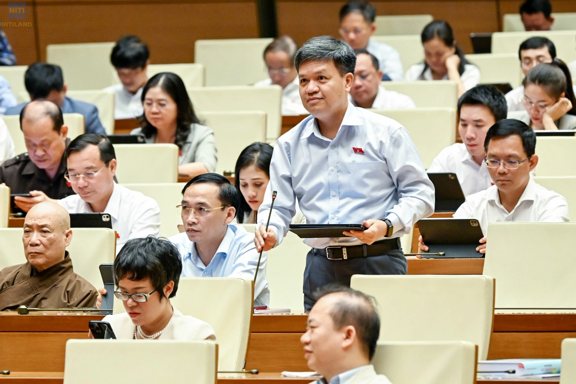 Đại biểu Tạ Đình Thi phát biểu về đô thị xanh thông minh Đồng Nai