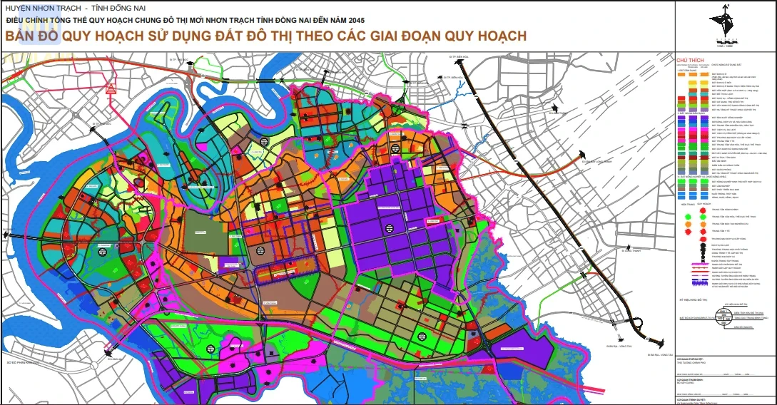 Nhơn Trạch tâm điểm bất động sản phía đông quy hoạch đô thị tổng hợp 2045
