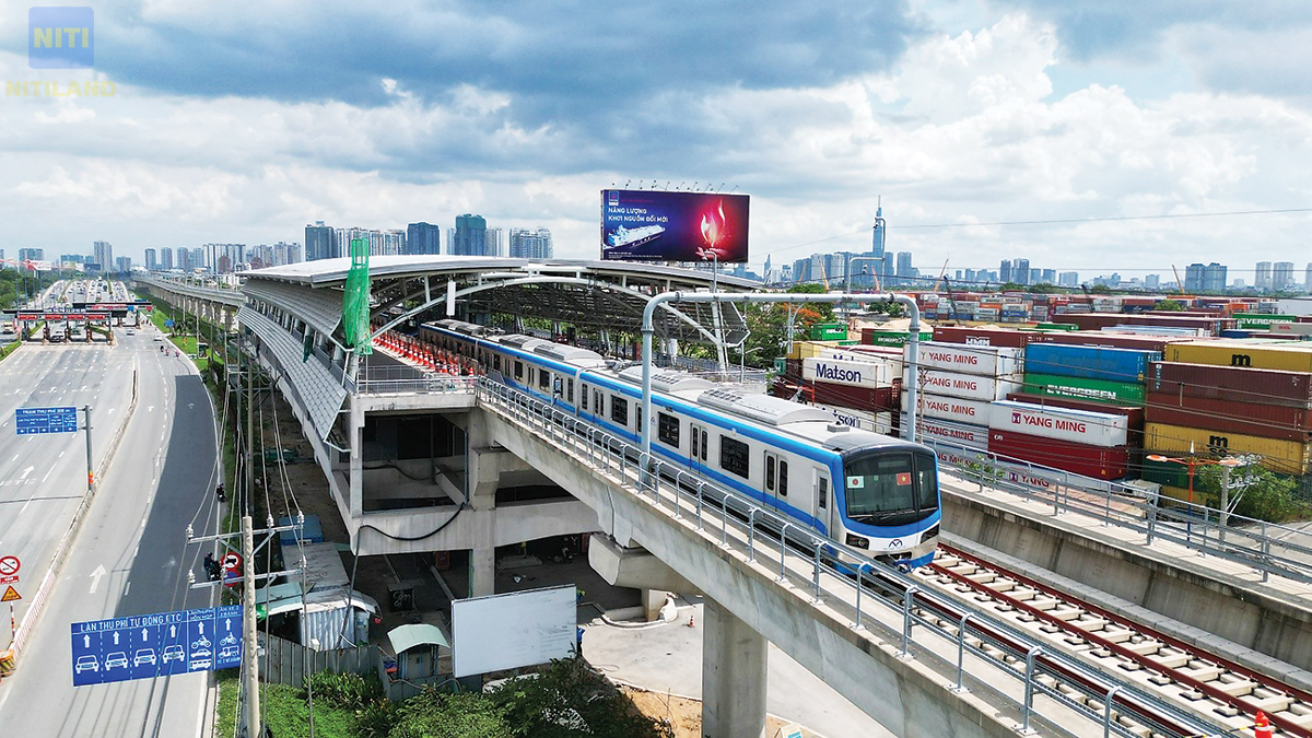 Ga Bến xe Suối Tiên điểm đầu metro kết nối sân bay Long Thành