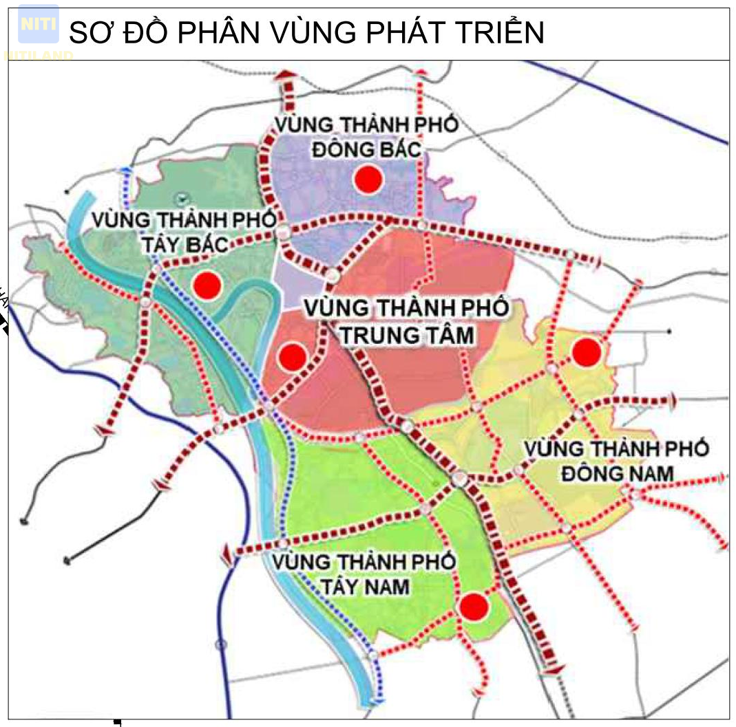 mô hình đô thị đa trung tâm trong quy hoạch Biên Hòa 2026