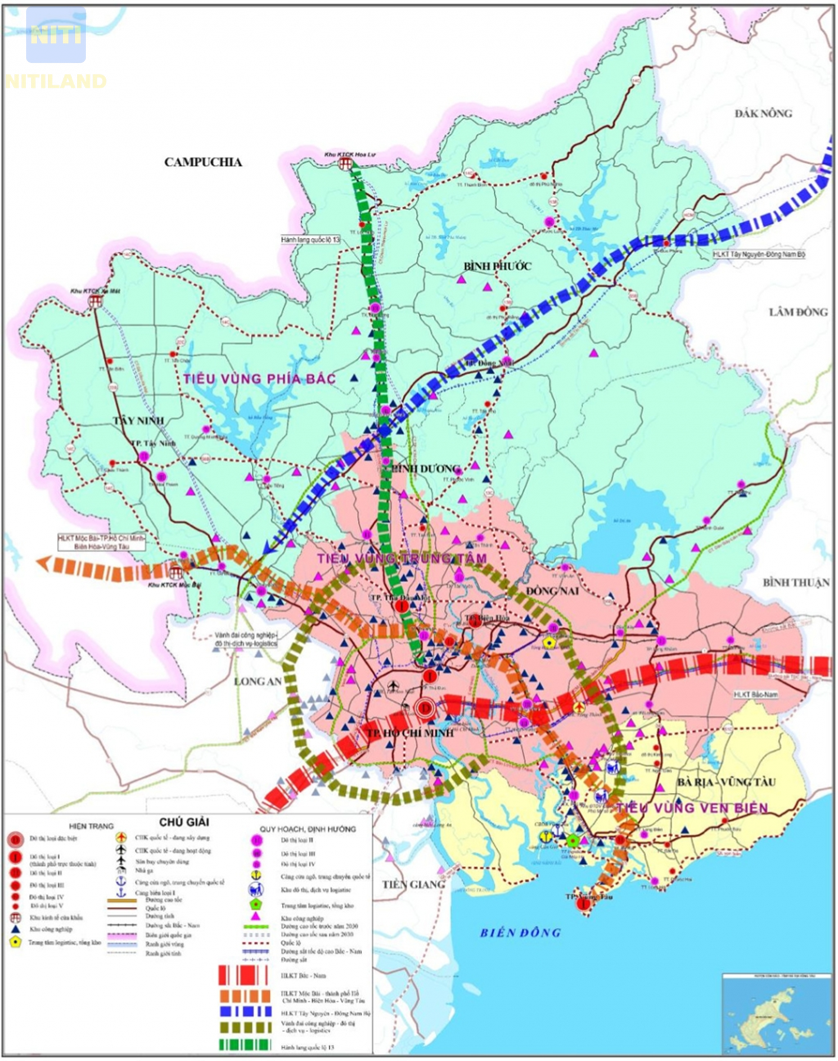 Tầm nhìn 2050 quy hoạch giao thông Đông Nam Bộ