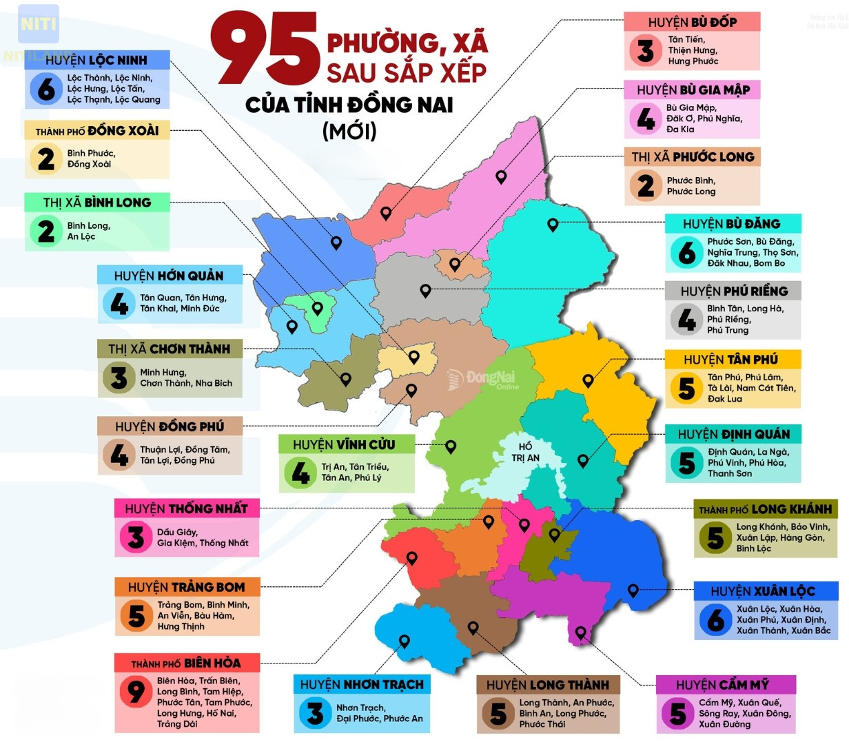 bản đồ thành phố đồng nai trực thuộc trung ương