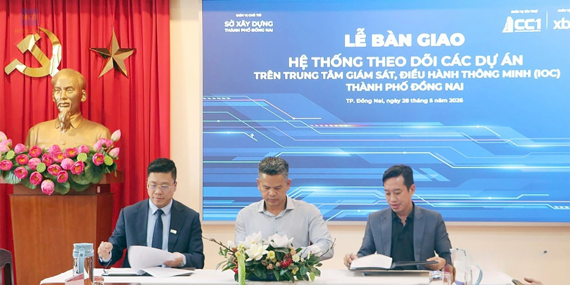 Lễ bàn giao hệ thống theo dõi dự án IOC Đồng Nai