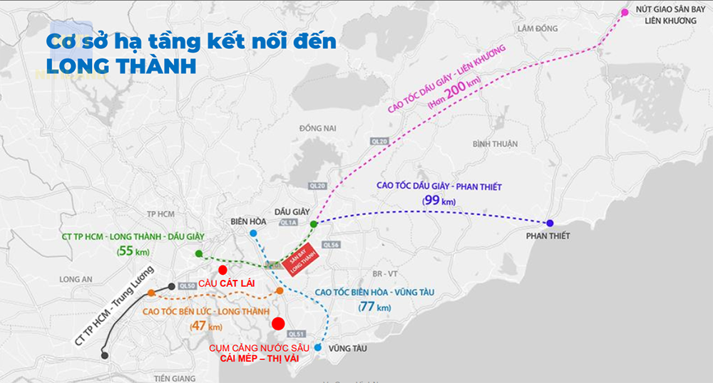 Phát triển đô thị hiện đại hạ tầng kết nối Sân bay Long Thành tại Đồng Nai