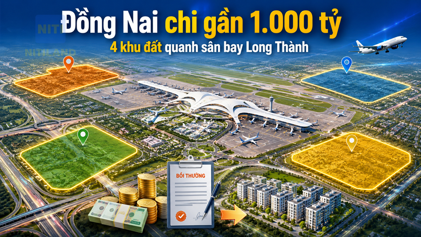 Bồi thường đất quanh sân bay Long Thành