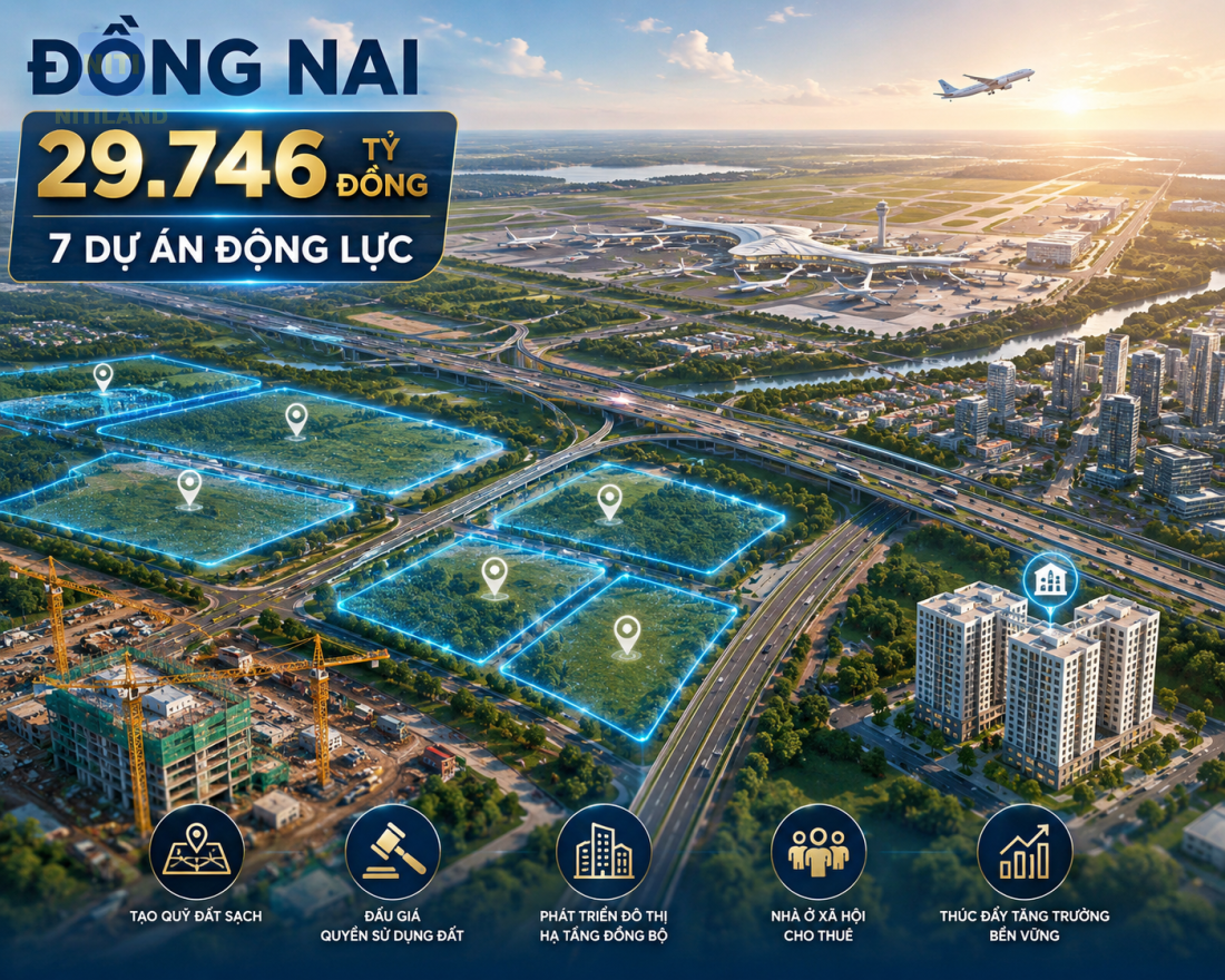 Dự án mới tại TP.Đồng Nai được phê duyệt gần 30000 tỷ đồng