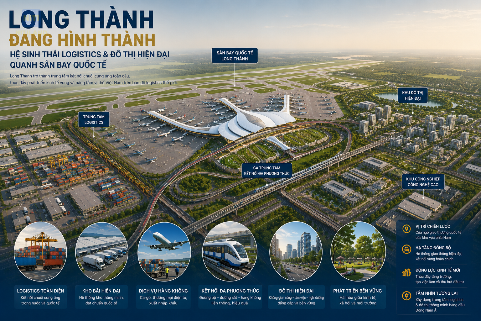 Logistics quanh sân bay Long Thành