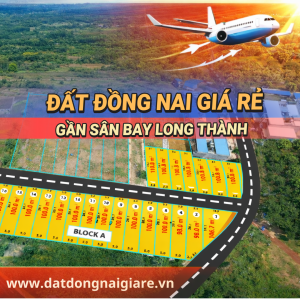 Đất Nền Đồng Nai Giá Rẻ – Sổ Hồng Riêng, Gần Sân Bay Long Thành