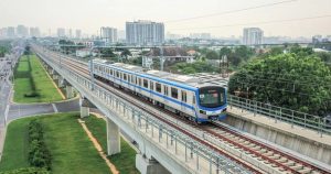 Metro kết nối sân bay Long Thành hình minh họa