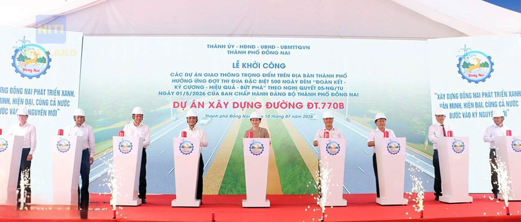 Đồng Nai khởi công dự án xây dựng đường ĐT.770B