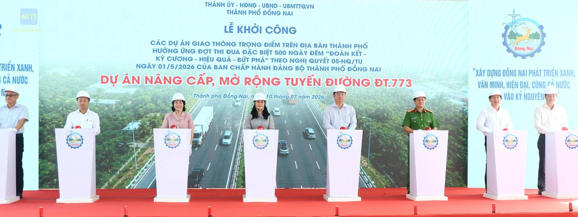 Đồng Nai khởi công dự án nâng cấp mở rộng đường ĐT773